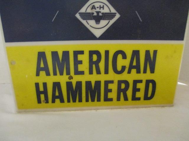 Hagen Advertising "American Hammered" Electric Wall Clock