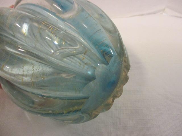 Art Glass Vase and Perfume Bottle