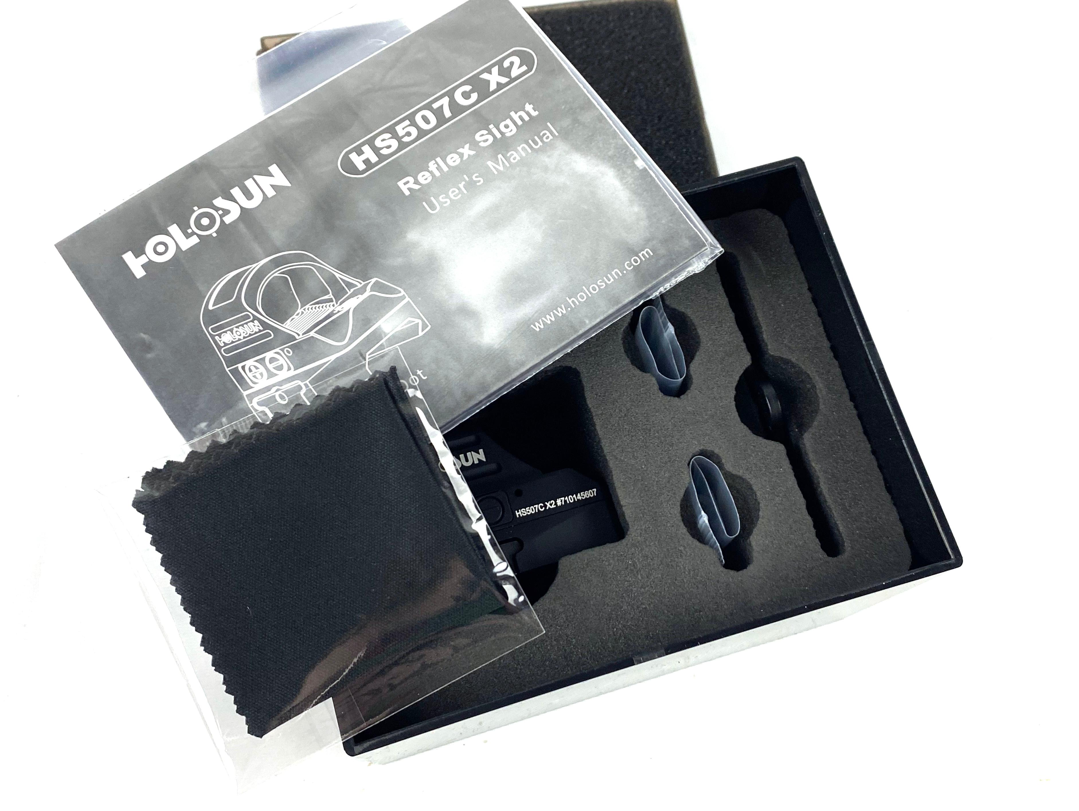 New Holosun HS507C X2 Series Open Reflex Sight - MSRP $364.69