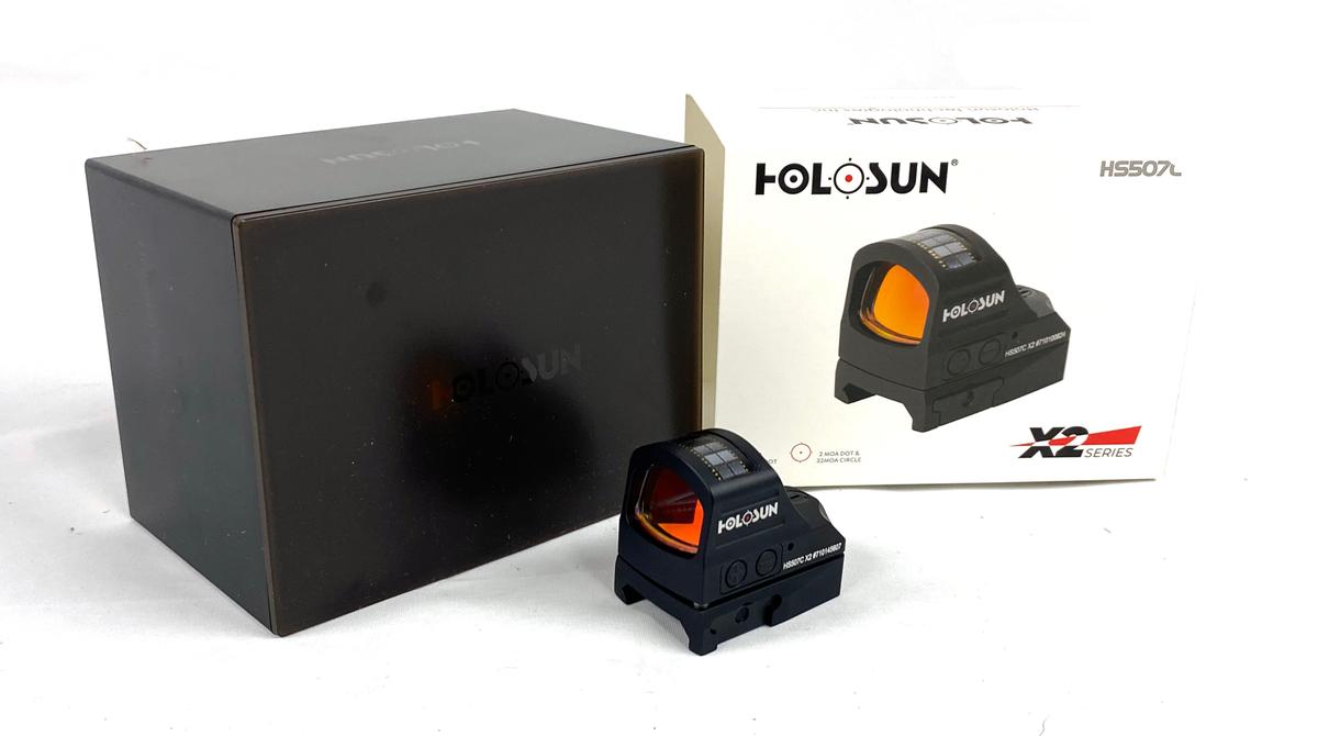 New Holosun HS507C X2 Series Open Reflex Sight - MSRP $364.69