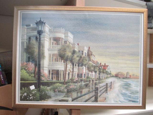 Charleston Battery Framed Art Print By Brogan