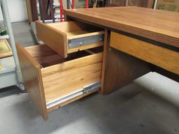 Alma 6-Drawer Desk With Finished Back