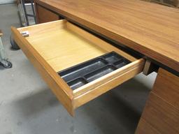 Alma 6-Drawer Desk With Finished Back