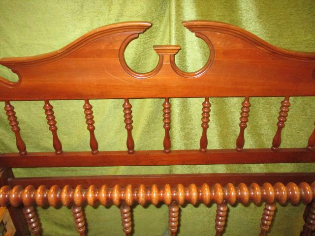 Very Nice Cherry Poster Bed w/ Rails - Brackets Not Included