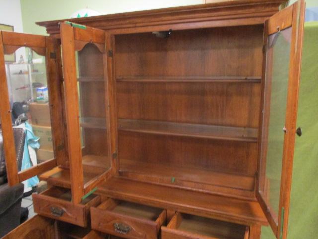 Beautiful Lighted China Cabinet - See All Photos