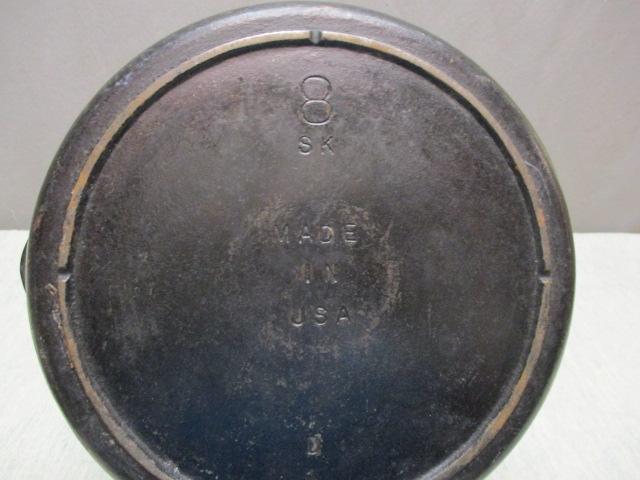 2 Vintage Cast Iron Skillets - See All Photos