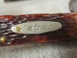 2 Vintage Pocket Knives - 1 is Kabar