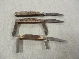 3 Vintage Knives - 1 is Uncle Henry - See All Photos