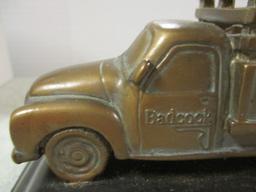 Badcock Furniture 100th Anniversary Collectable Bronze Delivery Truck Limited Edition