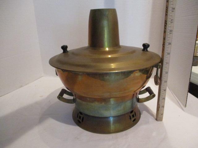 Korean Brass Hot Pot Steamer Cooker