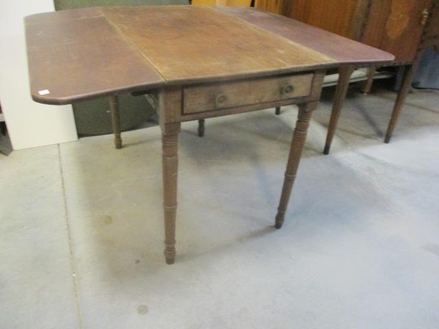 Vintage Drop Sides Table with Drawer