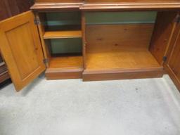 Kittinger Two Piece Lighted China Cabinet