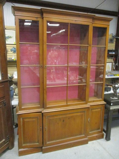 Kittinger Two Piece Lighted China Cabinet