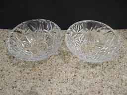 Pair of Tiffany & Co. Crystal Bowls