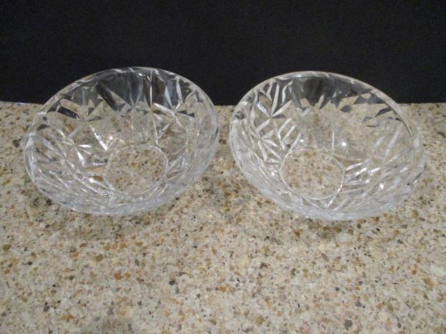 Pair of Tiffany & Co. Crystal Bowls