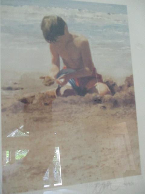 Two Signed and Numbered Watercolor Prints of Children at Beach by Roger Folk