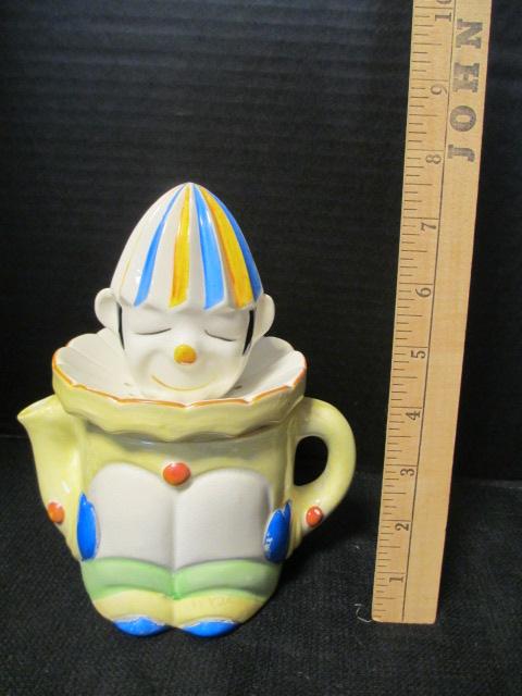 Vintage Clown Juicer And Pitcher