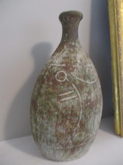 Pottery Vase with Tribal Motifs