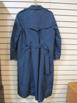 Women's Navy Raincoat