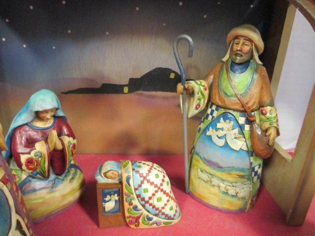 2007 Heartland Creek Jim Shore 10 Pc. Nativity Scene