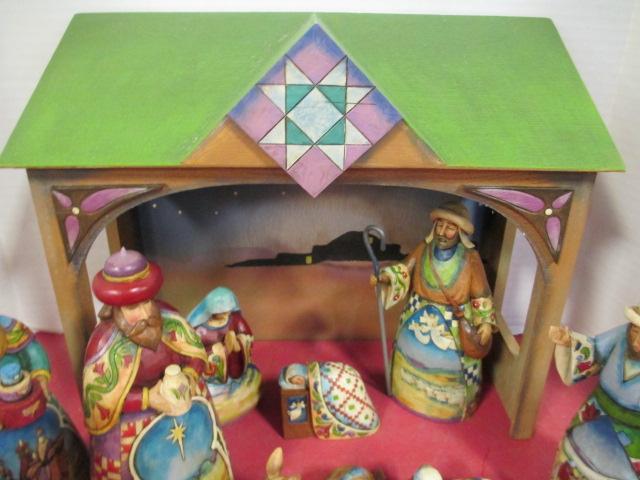 2007 Heartland Creek Jim Shore 10 Pc. Nativity Scene