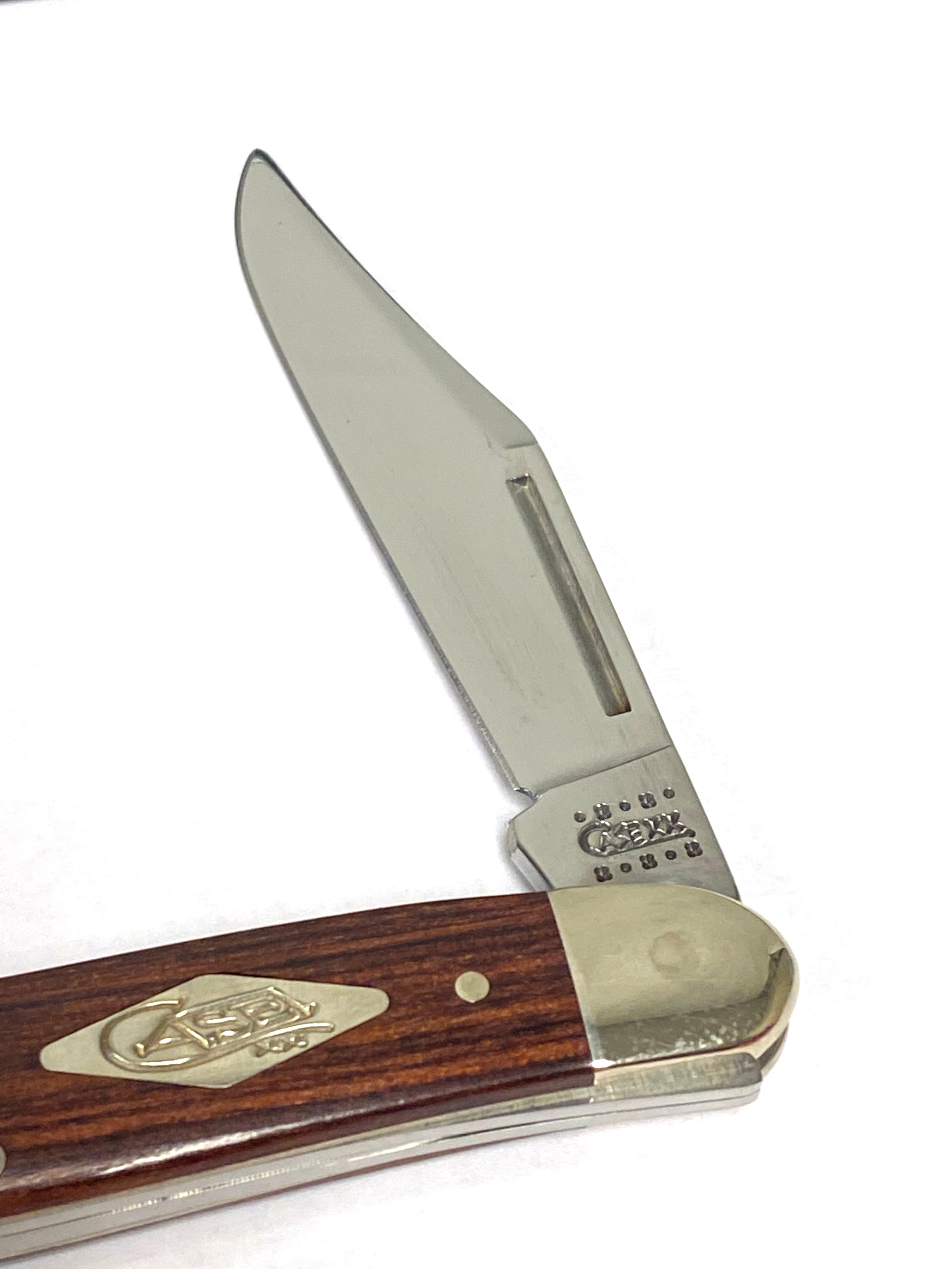 NIB Case XX 2000 Rosewood Whittler 7347WH SS Pocket Knife in box