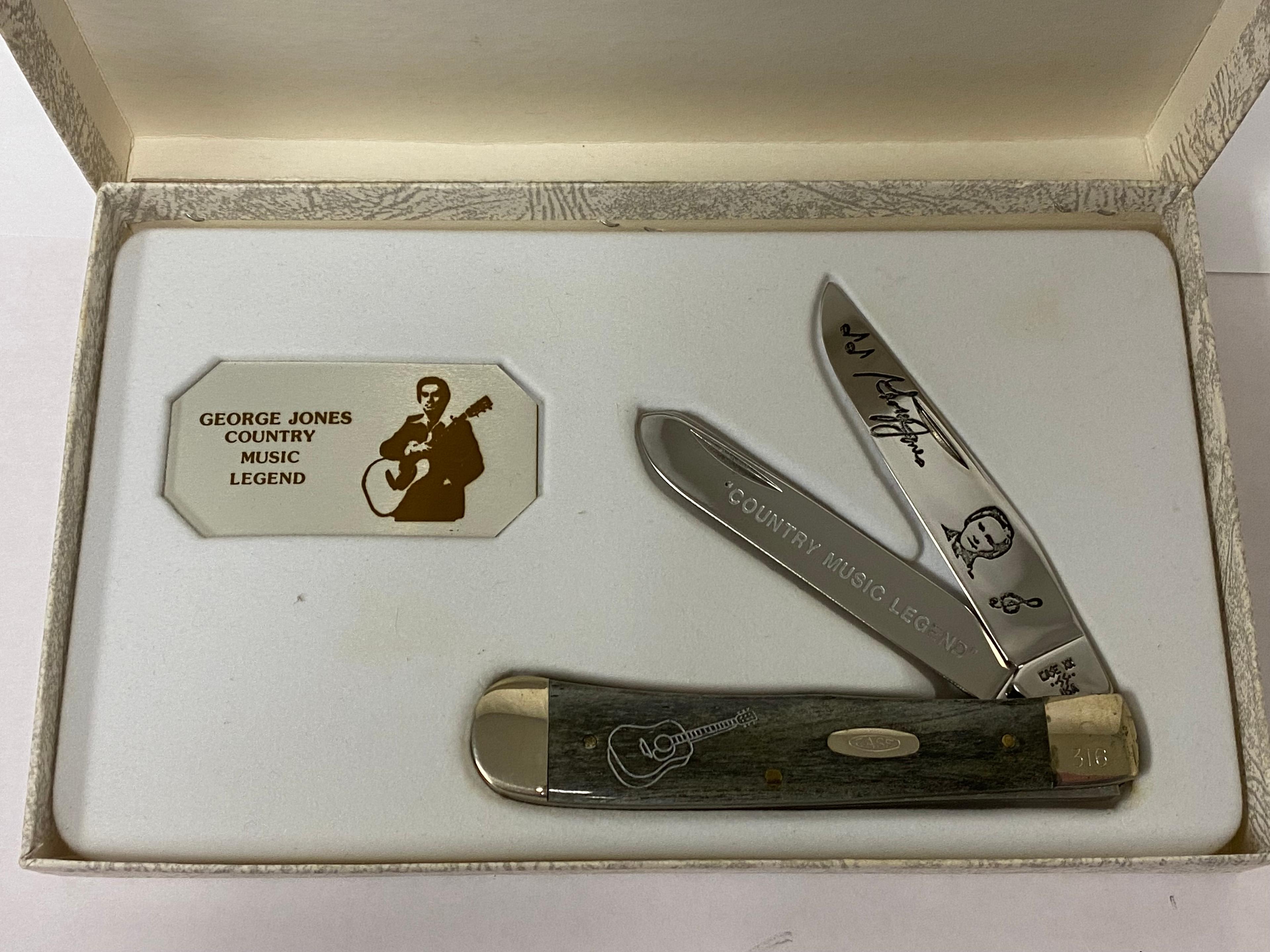 NIB Case XX - George Jones Commemorative "Country Music Legend" Limited Edition Knife in Box