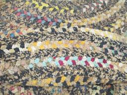 Three-Piece Chenille Rag Rug Set