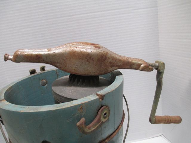 Vintage Hand-Crank  Icecream Churn