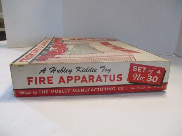 Vintage Hubley Fire Apparatus Scale Models in Box