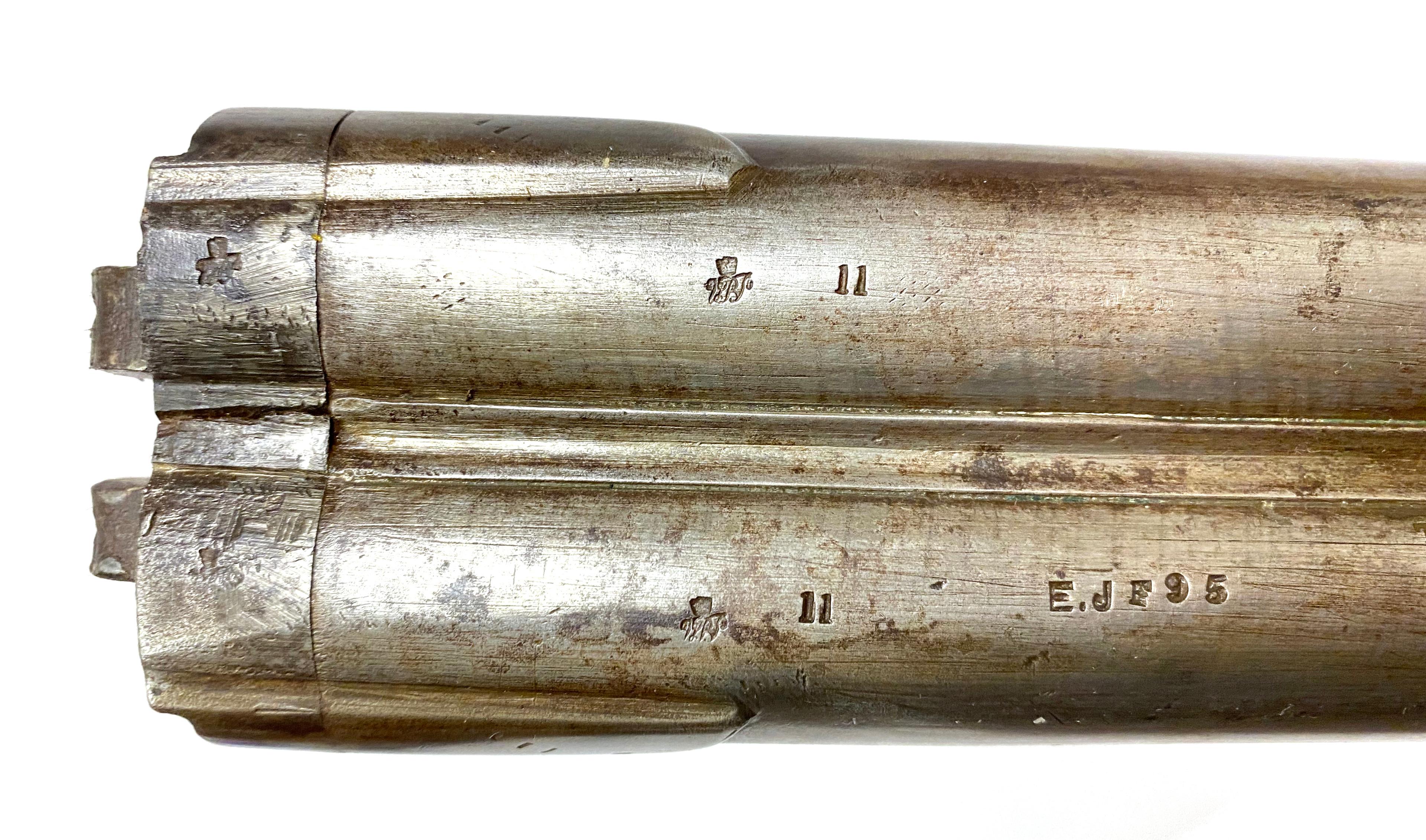 Antique E. James Co. London Percussion .750 Bore SXS Double Barrel Hammer Muzzleloading Shotgun