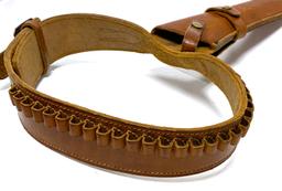 Bauer Bros Mfg Leather Holster and Lawrence Co. Cartridge Belt - Small Cowboy Rig