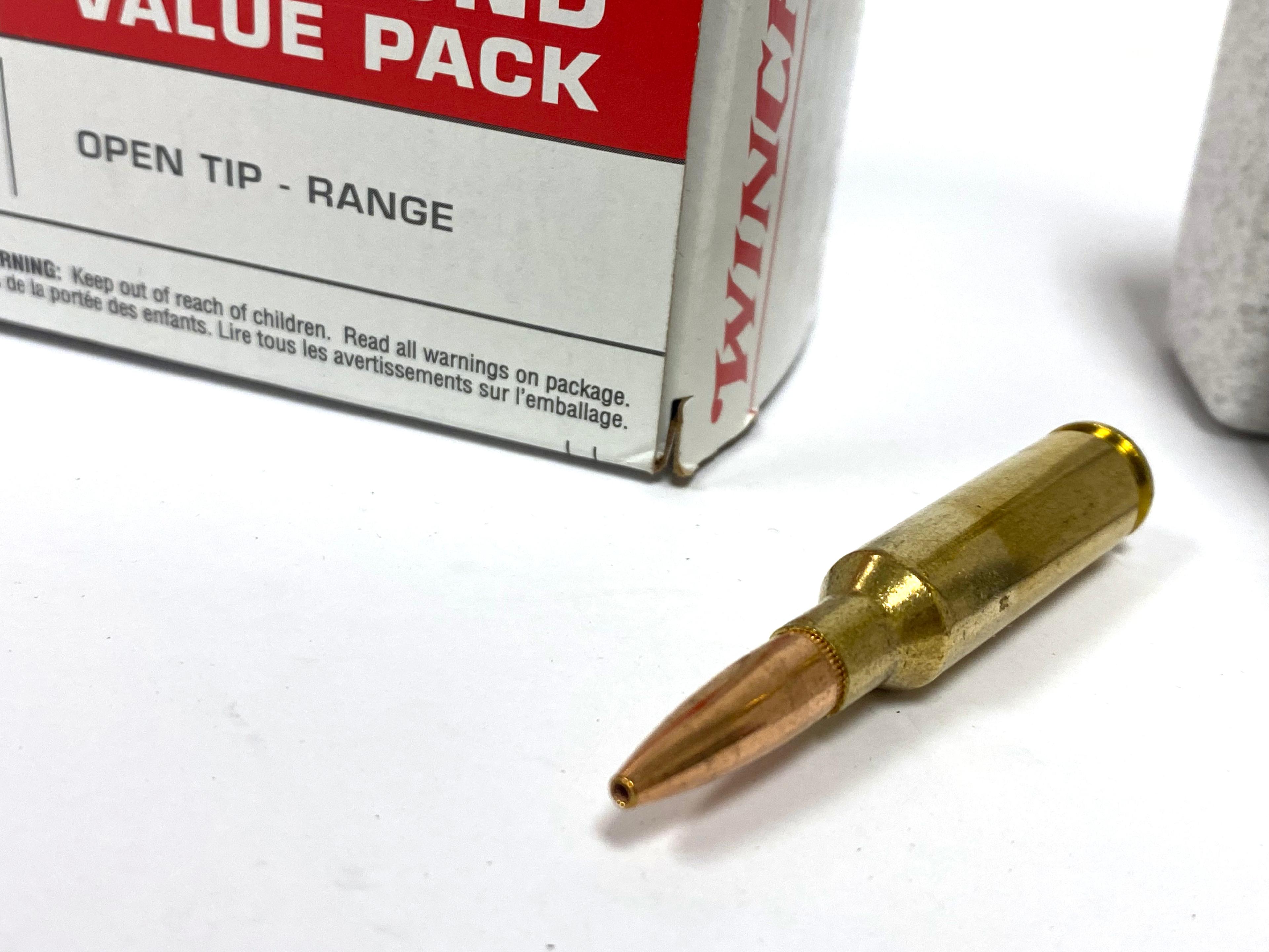 NIB 60rds. of 6.5 CREEDMOOR 125gr. Winchester Open Tip Range Ammunition