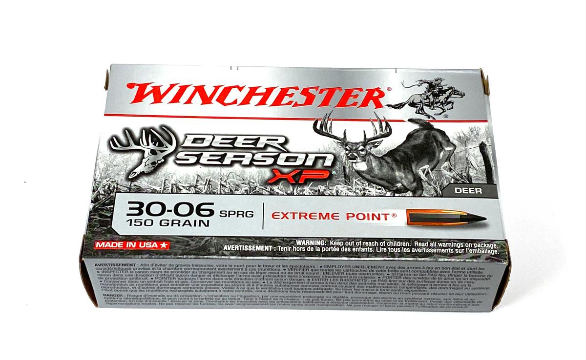 NIB 20rds. of .30-06 SPRG. 150gr. Winchester Deer Season XP Extreme Point Ammunition