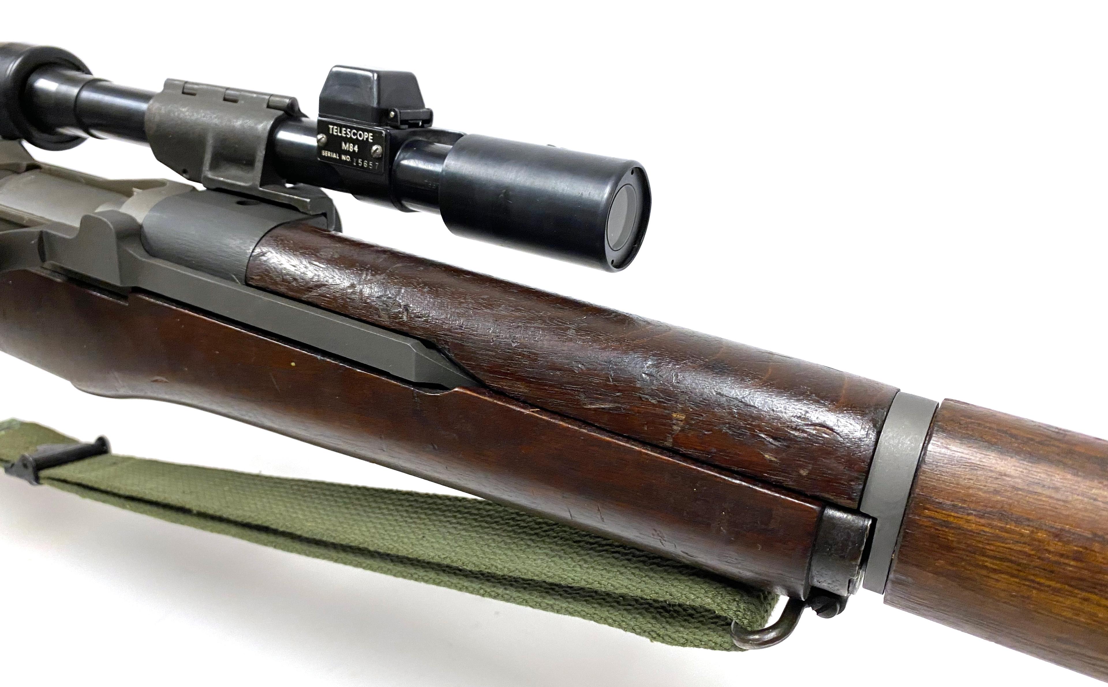 Excellent 1944 Springfield Armory M1-D Garand .30 Cal Sniper Rifle with M84 Scope & CMP CoA