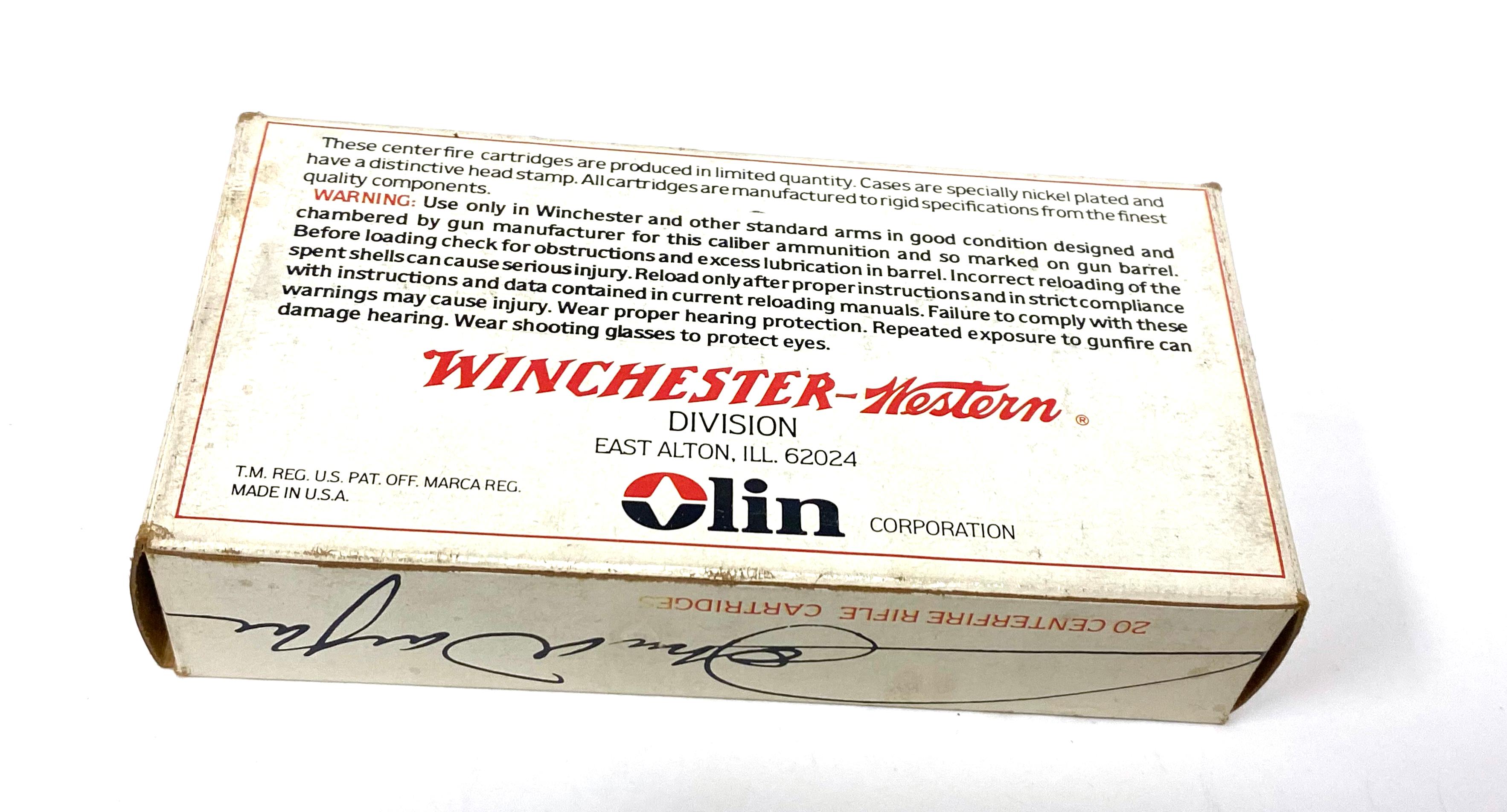 20 Rounds of Winchester John Wayne Commemorative  .32-40 WIN. 165gr. SP Ammunition