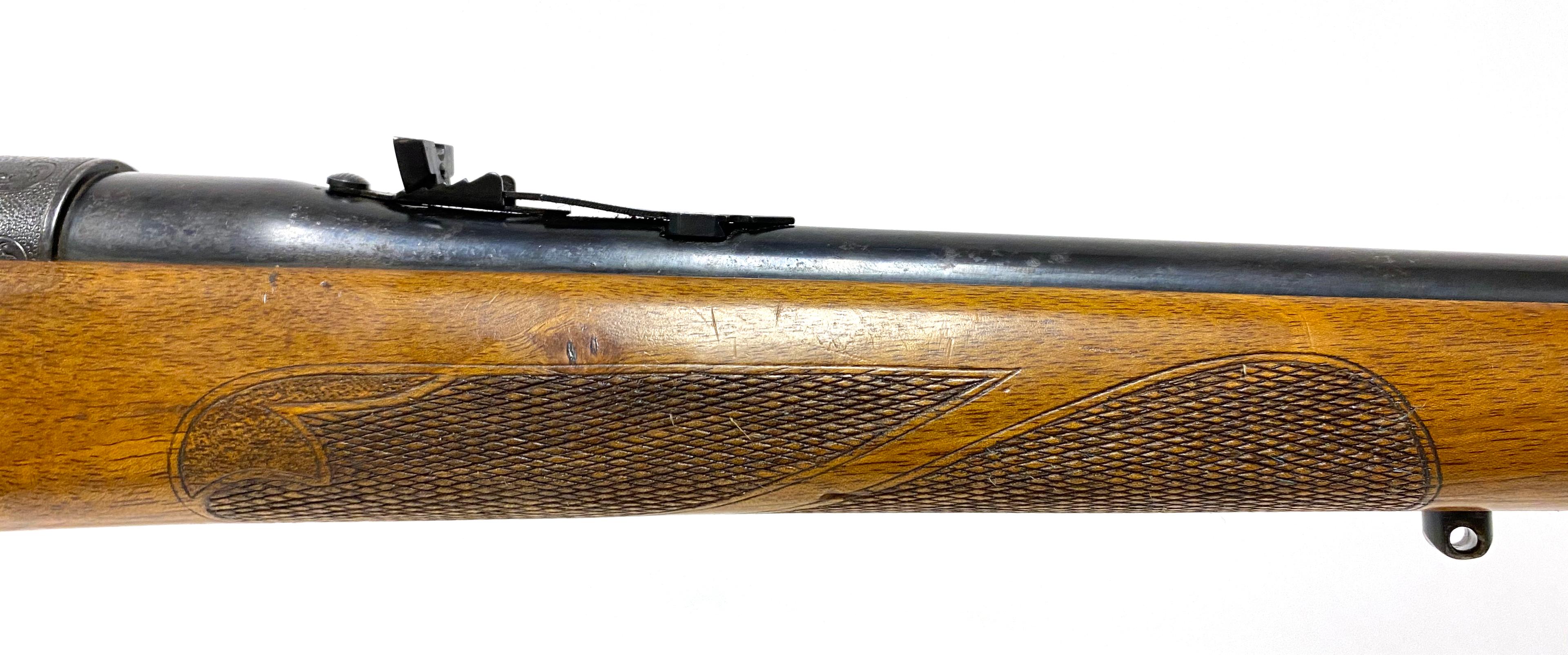 Custom Engraved Japanese Arisaka Type 99 Bolt Action Rifle with Mum in 7mm Mauser