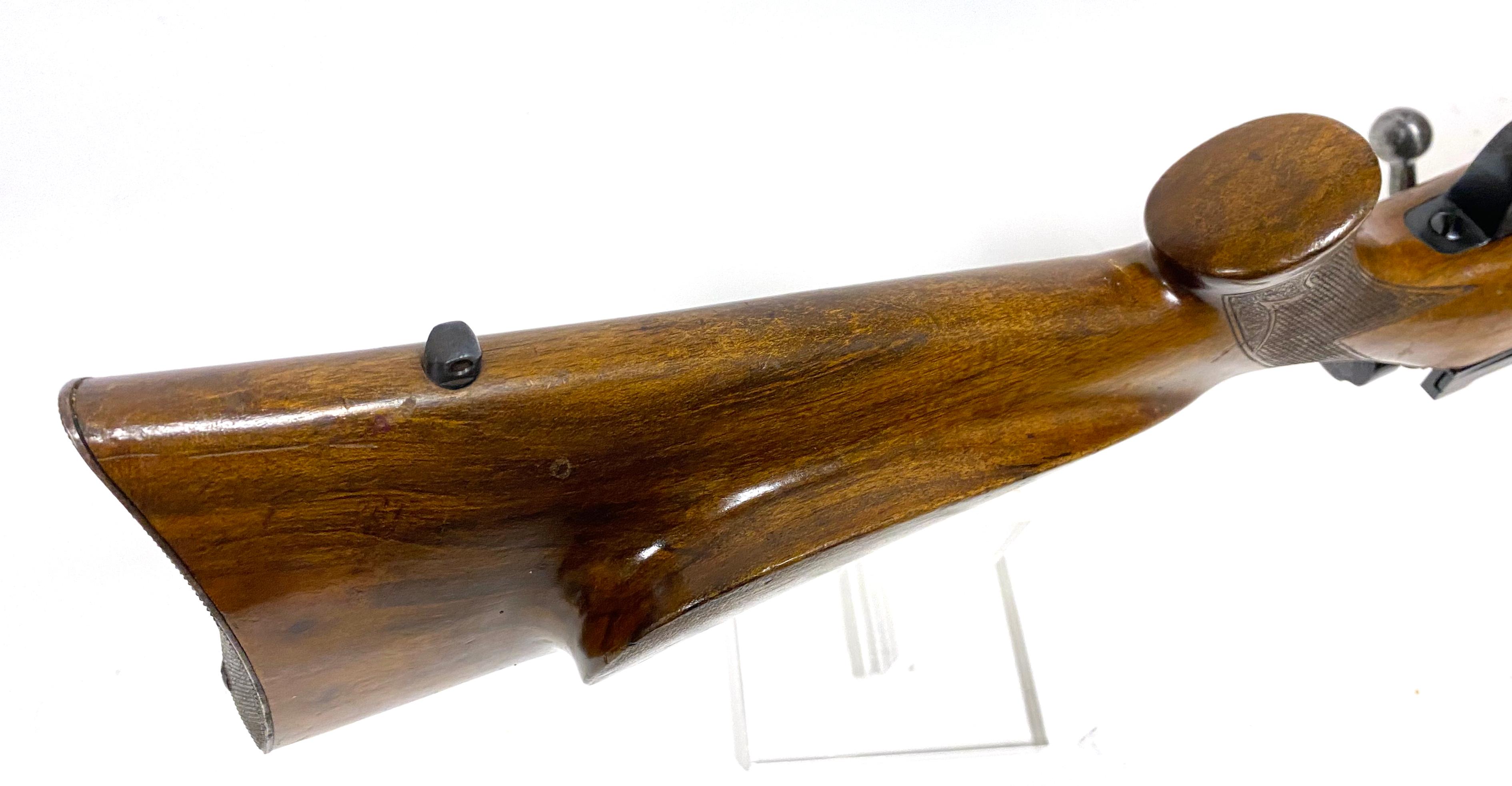 Custom Engraved Japanese Arisaka Type 99 Bolt Action Rifle with Mum in 7mm Mauser