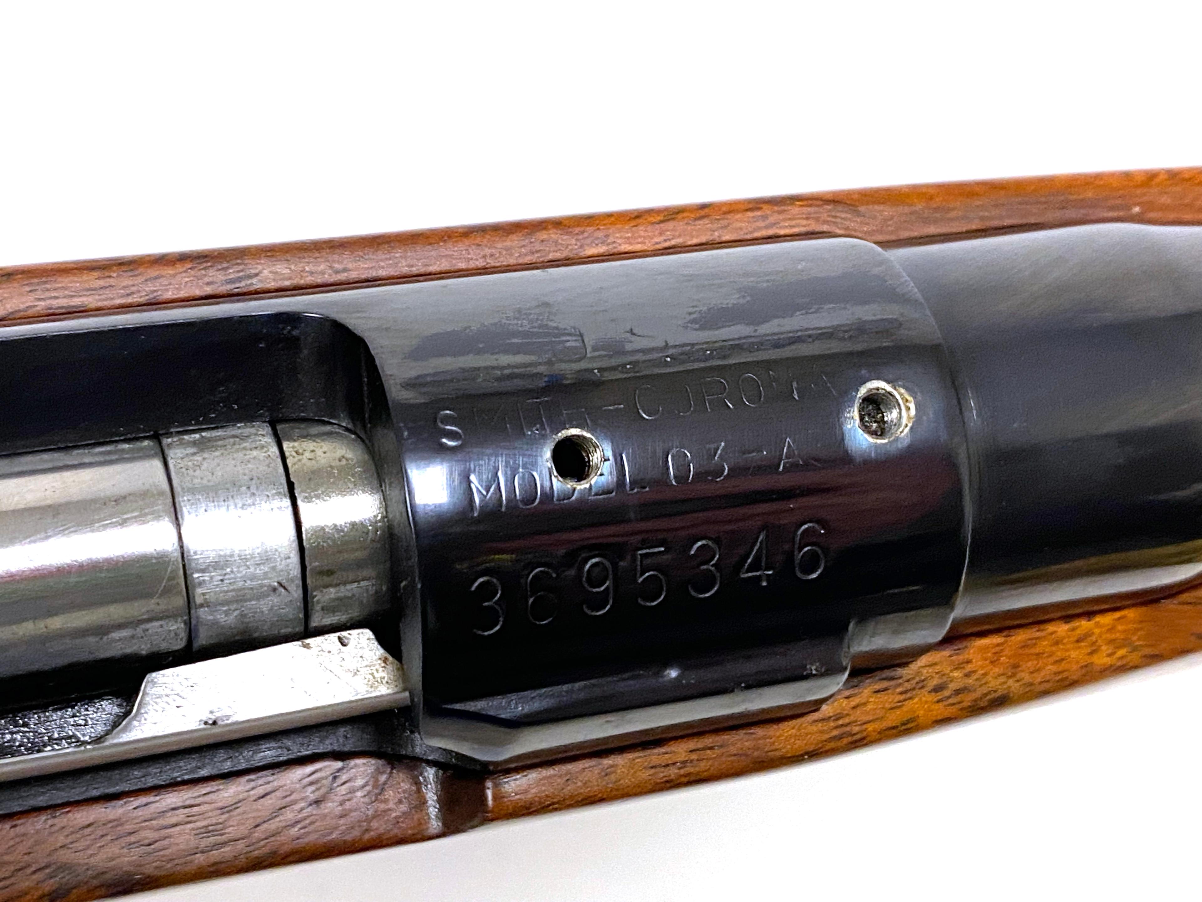 Excellent Custom U.S. Smith-Corona 1903A3 .30-06 SPRG. Bolt Action Rifle with Monte Carlo Stock