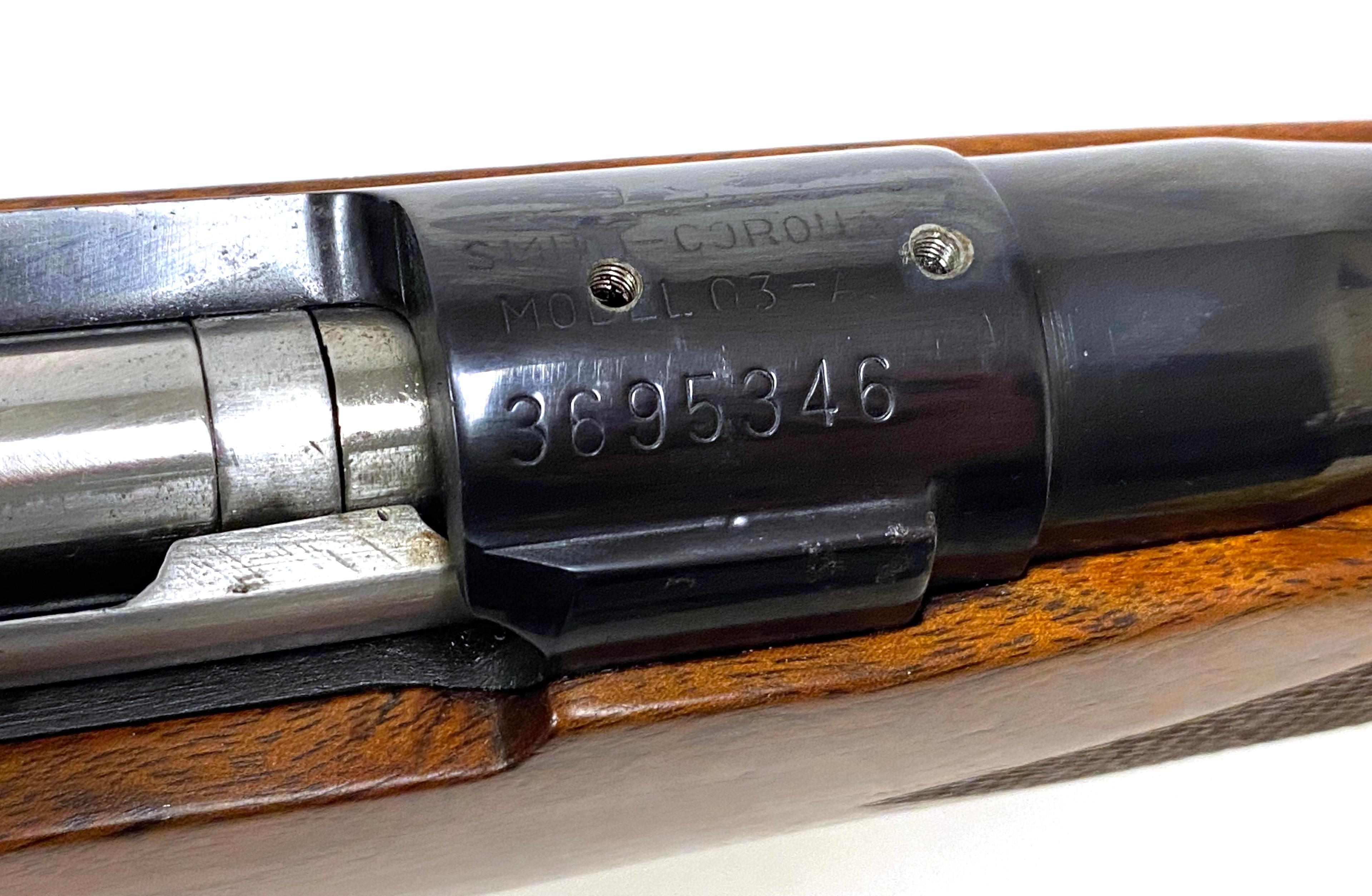 Excellent Custom U.S. Smith-Corona 1903A3 .30-06 SPRG. Bolt Action Rifle with Monte Carlo Stock