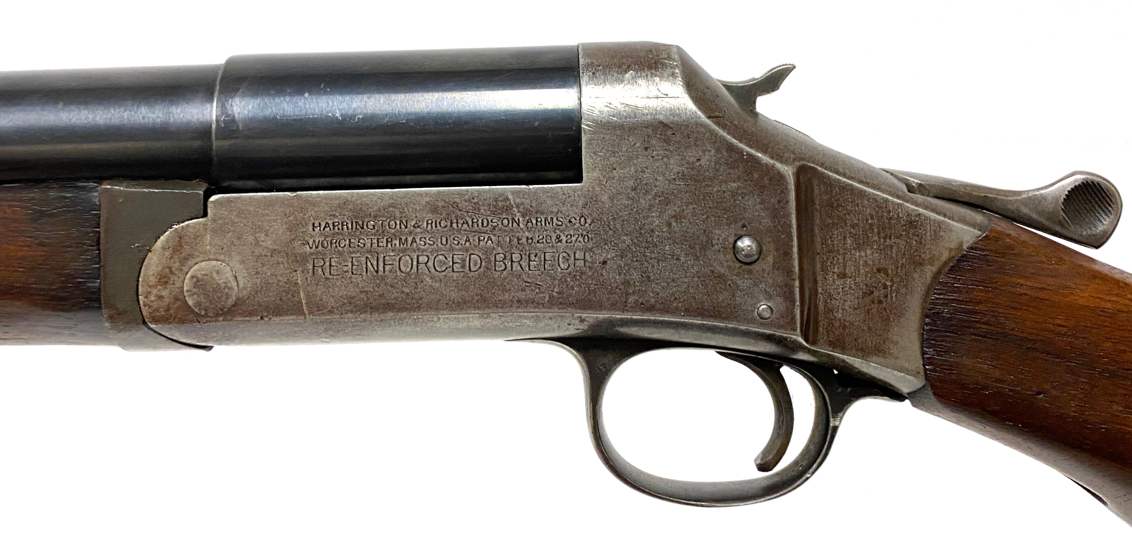 Harrington & Richardson Arms Co. Re-enforced Breech 12 GA. Single Shotgun