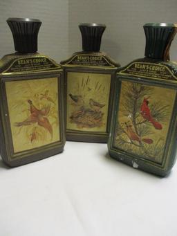 Beam's Choice Bird and Wild Life Series Decanters