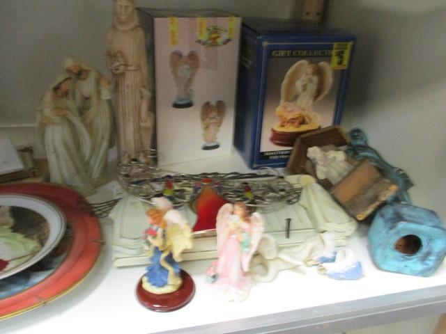 Incredible Collection of Spiritual Prints, Figurines, Plaques and Plates