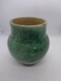 Pisgah Pottery Turquoise/Green Small Vase