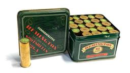 Collectible 25 Ducks Unlimited Commemorative Remington All Brass 12 GA. Shotgun Shells in Tin