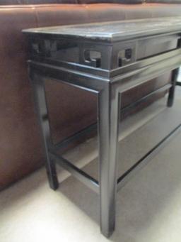 Black Lacquer Console Table