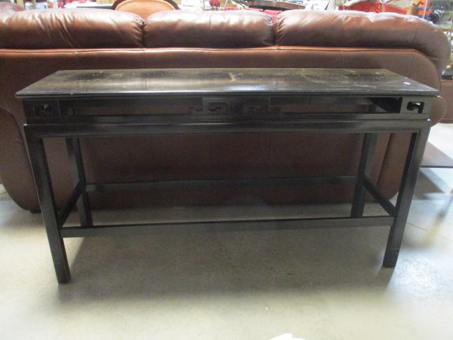 Black Lacquer Console Table