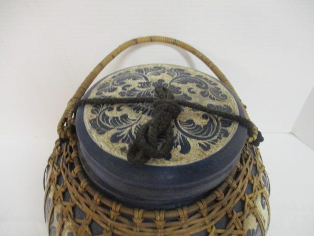 Hand Decorated Chinese Basket