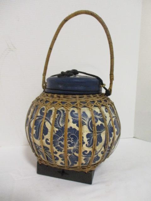 Hand Decorated Chinese Basket