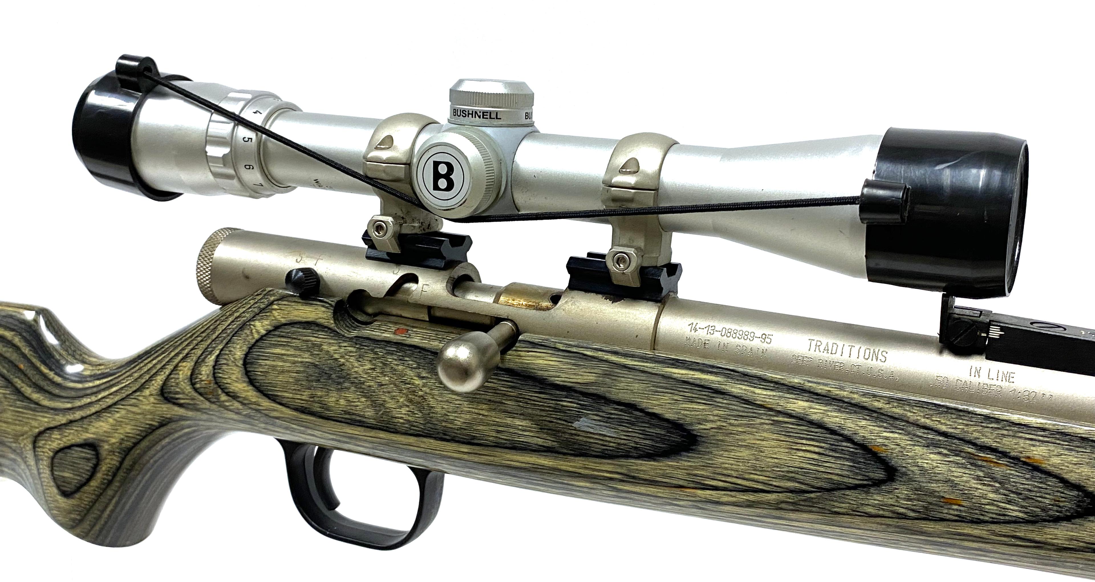 Traditions In Line .50 Caliber Blackpowder Muzzleloader with Scope